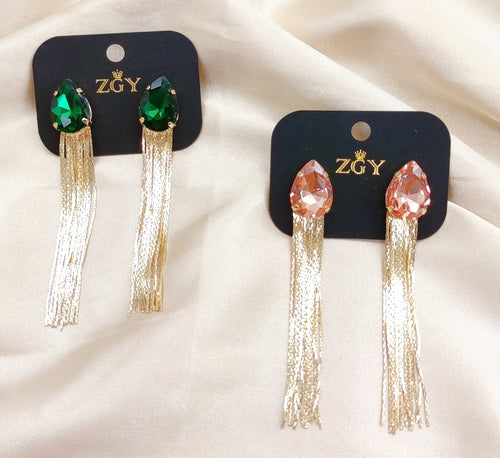 Brincos de Festa Folheados 1 Dúzia com 12 pçs  (R0058-5)