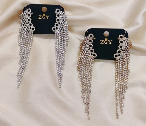 Brincos de Festa Folheados 1 Dúzia com 12 pçs  (R0059-1)