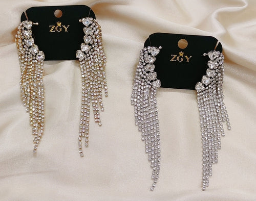 Brincos de Festa Folheados 1 Dúzia com 12 pçs  (R0060-1)