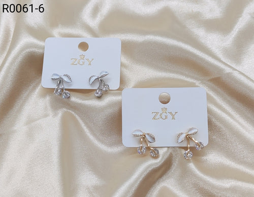 Brincos Folheados 1 dúzia com 12 pçs (R0061-6)