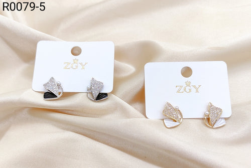 Brincos Folheados 1 Dúzia com 12 pçs (R0079-5)