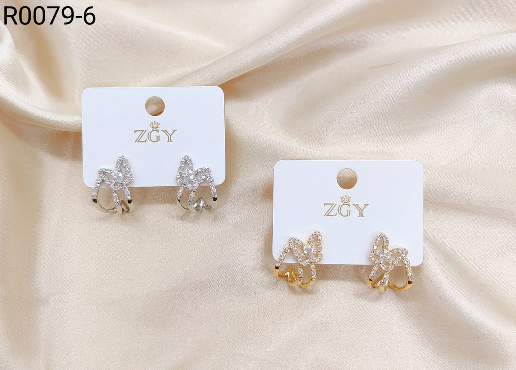 Brincos Folheados 1 dúzia com 12 pçs (R0079-6)