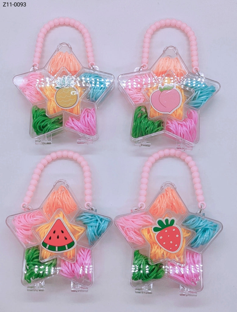 Elástico para Cabelo 1 dúzia com  12 embalagens   (Z11-0093)