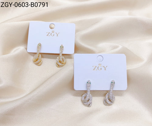 Brincos Folheados 1 Dúzia com 12 pças (ZGY-0603-B0791)