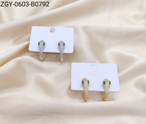 Brincos Folheados 1 Dúzia com 12 pças (ZGY-0603-B0792)