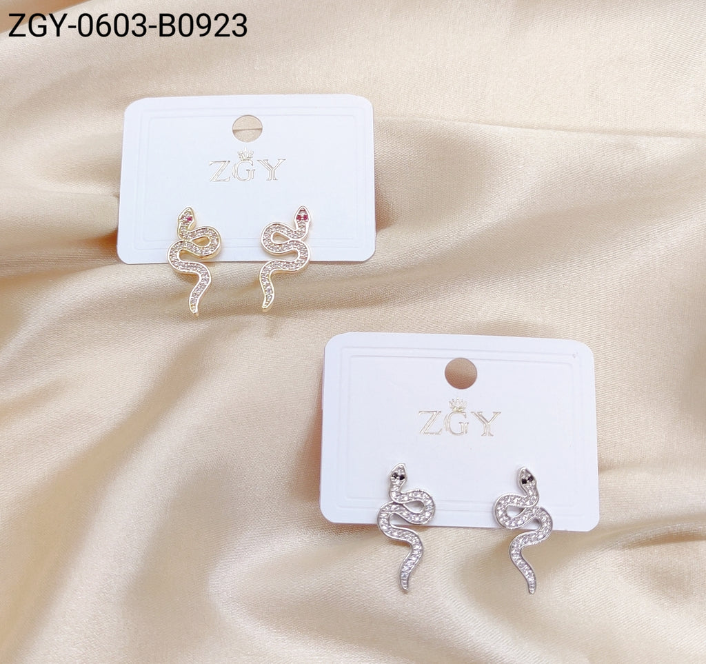 Brincos Folheados 1 Dúzia com 12 pças (ZGY-0603-B0923)
