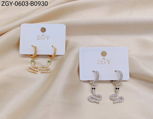 Brincos Folheados 1 Dúzia com 12 pças (ZGY-0603-B0930)