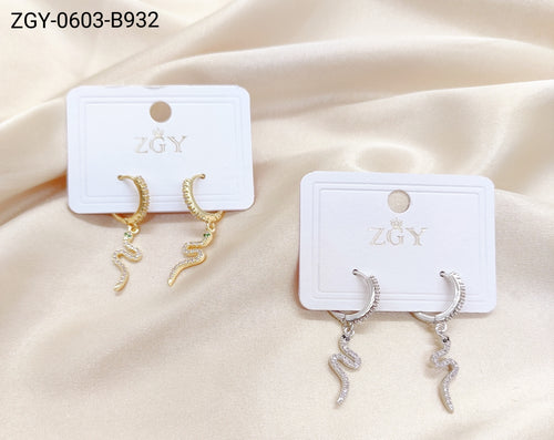 Brincos Folheados 1 Dúzia com 12 pças (ZGY-0603-B0932)