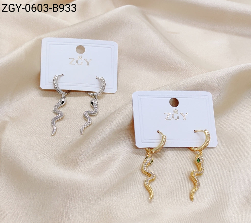 Brincos Folheados 1 Dúzia com 12 pças (ZGY-0603-B0933)