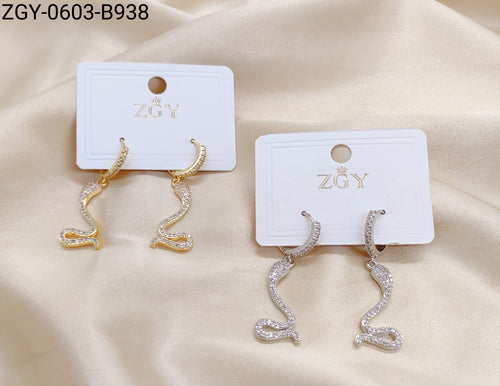 Brincos Folheados 1 Dúzia com 12 pças (ZGY-0603-B0938)