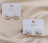 Brincos Folheados de Pérola 1 dúzia com 12 pçs (B1008-1)