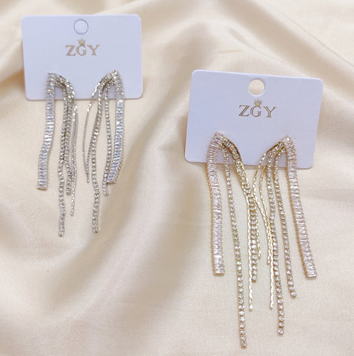 Brincos de Festa com Zircônia 1 Dúzia com 12 pçs  (ZGY0603-B1062)