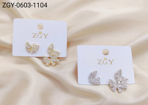 Brincos Folheados 1 Dúzia com 12 pças (ZGY-0603-1104)