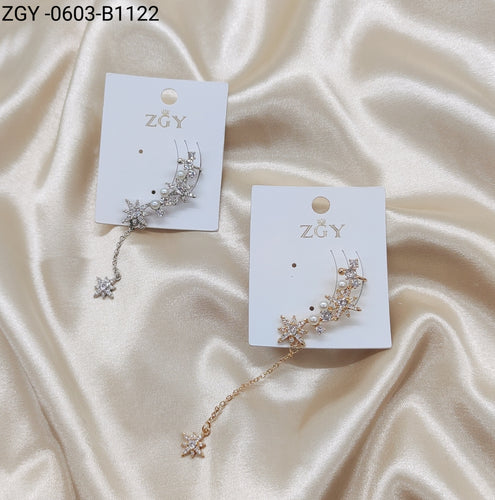 Brincos Folheados 1 dúzia com 12 pçs (ZGY-0603-B1122)