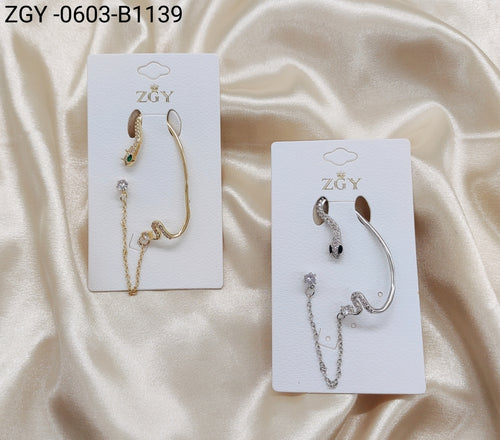 Brincos Folheados 1 dúzia com 12 pçs (ZGY-0603-B1139)