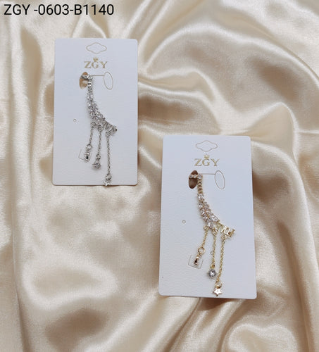 Brincos Folheados 1 dúzia com 12 pçs (ZGY-0603-B1140)