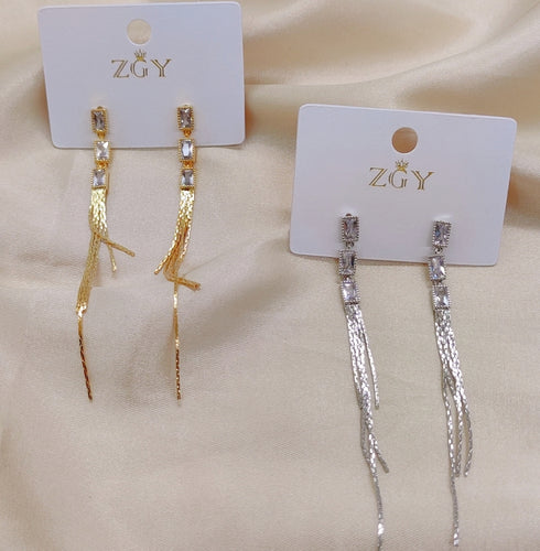 Brincos de Festa Folheados 1 Dúzia  (ZGY-0603-B1205)