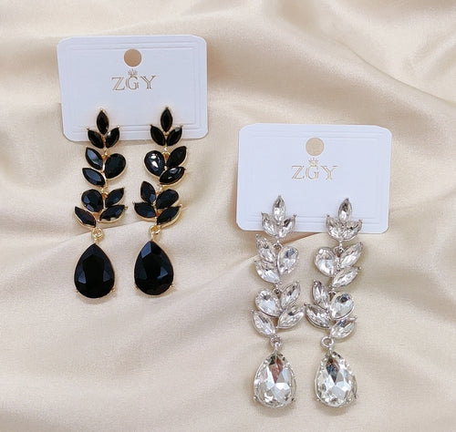 Brincos de Festa Folheados com Zircônia 1 Dúzia (B1220-4)