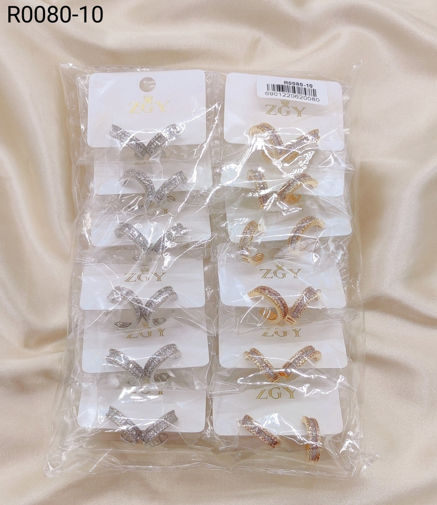 Brincos Folheados 1 Dúzia (R0080-10)