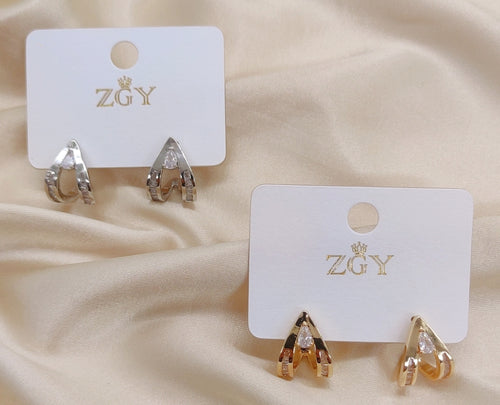 Brincos Folheados 1 Dúzia (R0080-9)