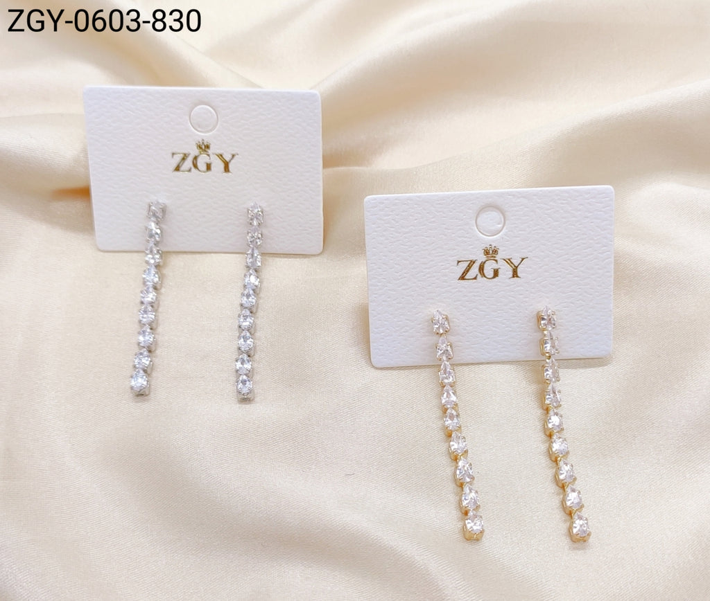 Brincos Folheados 1 Dúzia com 12 pças (ZGY-0603-830)