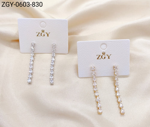 Brincos Folheados 1 Dúzia com 12 pças (ZGY-0603-830)