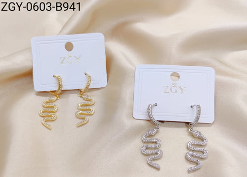 Brincos Folheados 1 Dúzia com 12 pças (ZGY-0603-B0941)