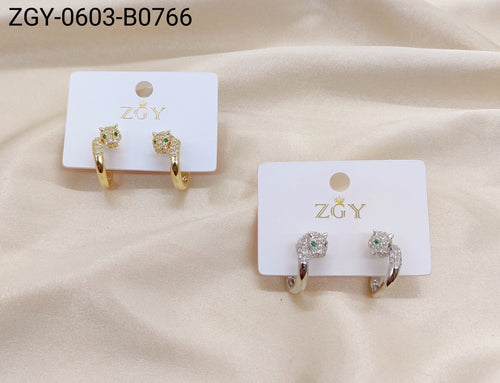 Brincos Folheados 1 dúzia com 12 pçs (ZGY-0603-B0766)