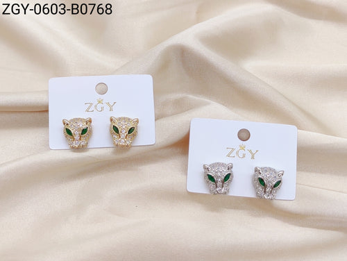 Brincos Folheados 1 dúzia com 12 pçs  (ZGY-0603-B0768)