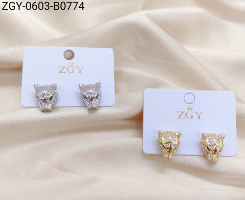 Brincos Folheados 1 dúzia com 12 pçs  (ZGY-0603-B0774)