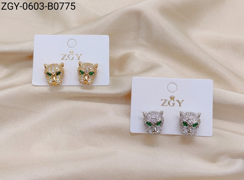 Brincos Folheados 1 dúzia com 12 pçs  (ZGY-0603-B0775)