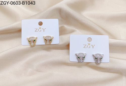 Brincos Folheados 1 dúzia com 12 pçs  (ZGY-0603-B1043)