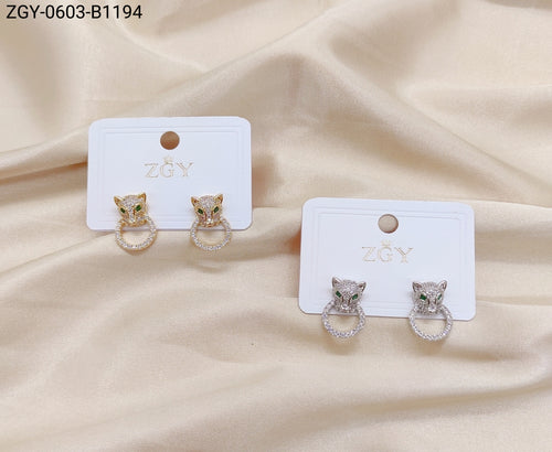 Brincos Folheados 1 dúzia com 12 pçs  (ZGY-0603-B1194)