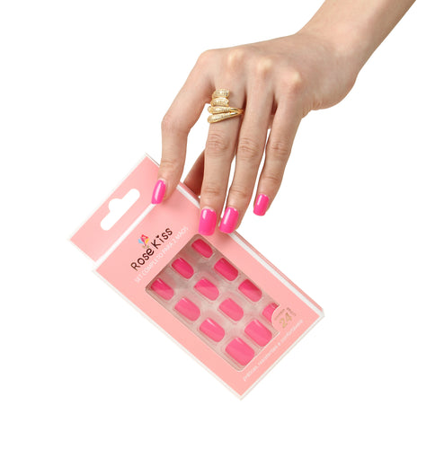 Unha Postiça 1 dz com Kit 12 peça (C008)