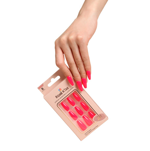 Unha Postiça 1 dz com Kit 12 peça (E011)