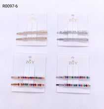 Carregar imagem no visualizador da galeria, Grampo Kit 2-1 dúzia (12 cartelas ) 1 cartela com 2 pças (R0097-6)