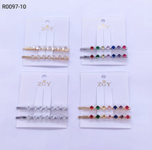 Carregar imagem no visualizador da galeria, Grampo Kit 2- 1 dúzia (12 cartelas ) 1 cartela com 2 pças (R0097-10)