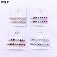 Carregar imagem no visualizador da galeria, Grampo Kit 2- 1 dúzia (12 cartelas ) 1 cartela com 2 pças (R0097-13)