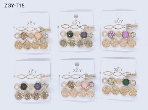 Grampo para Cabelo 1 dúzia com 12 cartelas (T15)