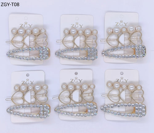 Grampo para Cabelo 1 dúzia com 12 cartelas (T08)