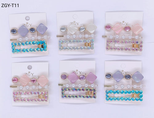 Grampo para Cabelo 1 dúzia com 12 cartelas (T11)