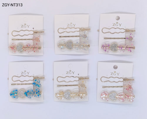 Grampo Kit 3-1 dúzia (12 cartelas ) 1 cartela com 3 pças (NT313)