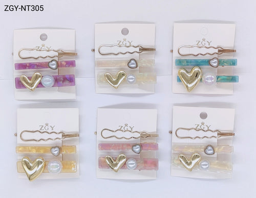 Grampo Kit 3-1 dúzia (12 cartelas ) 1 cartela com 3 pças ( NT305)