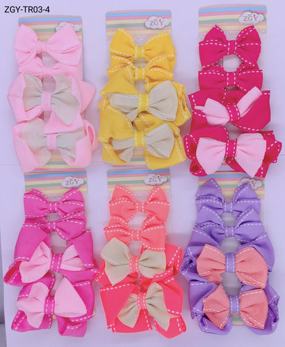 Grampo Infantil 1 dúzia com 4 pçs cada cartela.   (TR03-4)