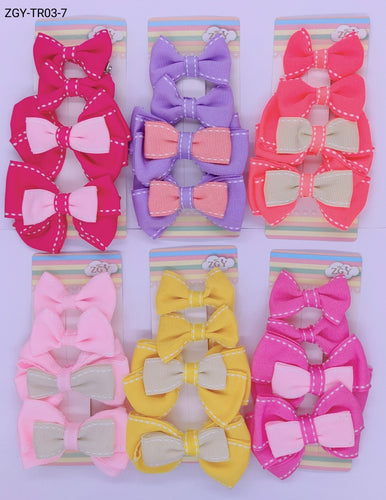 Grampo Infantil 1 dúzia com 4 pçs cada cartela.   (TR03-7)