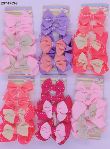 Grampo Infantil 1 dúzia com 4 pçs cada cartela. (TR03-8)