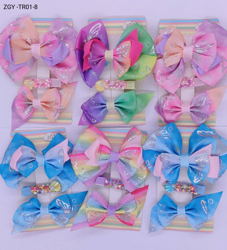 Grampo Infantil 1 dúzia com 3 pçs cada cartela.  (TR01-8)