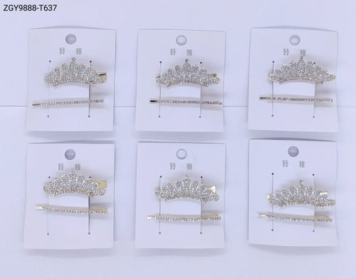 Grampo 1 dúzia com 2 pças cada cartela  (T637)