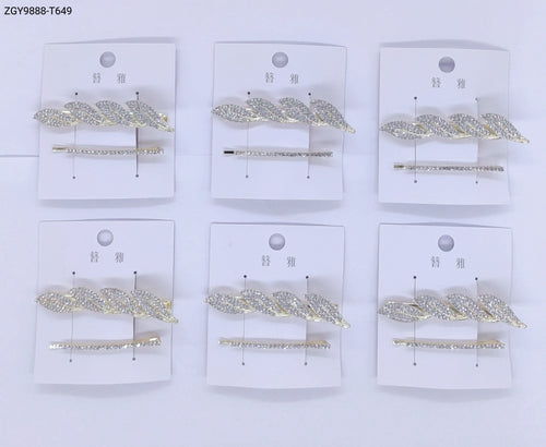 Grampo 1 dúzia com 2 pças cada cartela  (T649)