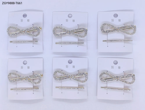 Grampo kit 2-1 dúzia com 2 pças cada cartela (T661)